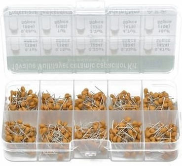Set Condensatoare Ceramice Mlcc 500 Bucăți 0.1µf 10µf