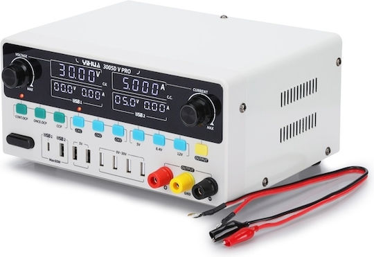 YH-3005D-Vpro Τροφοδοτικό Πάγκου με 1 Κανάλι 35V 5A και Μέγιστη Ισχύ 150W