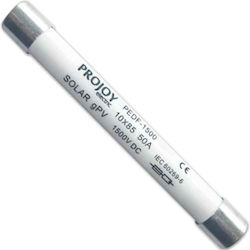 Projoy Pedf-1500-50 Ασφαλεια 10x85 Κυλινδρικη 50α 1500v Dc