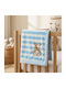 Olia Home Decke Hellblau 100x150cm