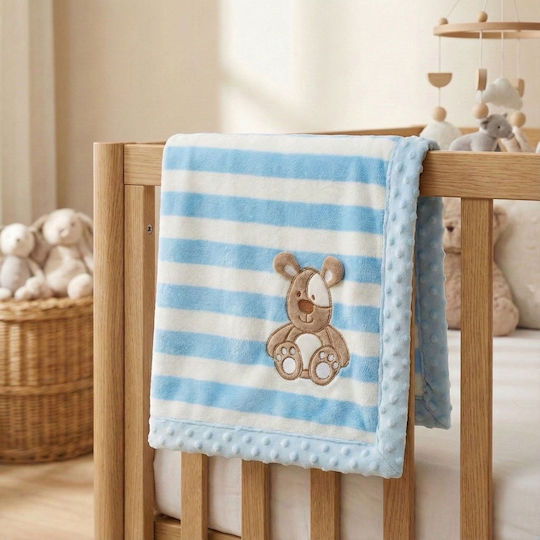 Olia Home Decke Hellblau 100x150cm