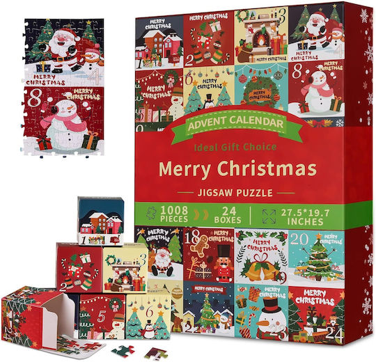 Adventskalender Puzzle 1008 Teile