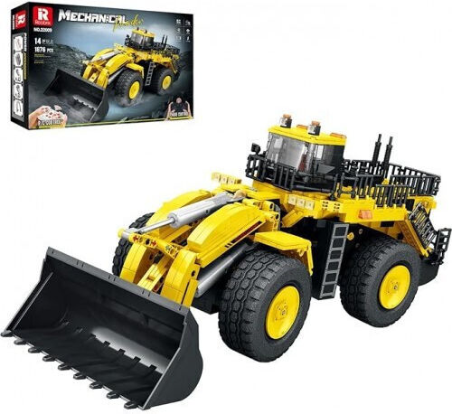 Set De Construcție Cu Încărcător Frontal Tracțiune 4x4 Reobrix 22009 Vehicul De Construcție Cu Telecomandă 1876 Piese 14+