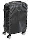 Keskor Medium Black Suitcase With 4 Wheels Height 57cm