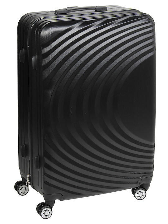 Keskor Large Black Suitcase With 4 Wheels Height 77cm