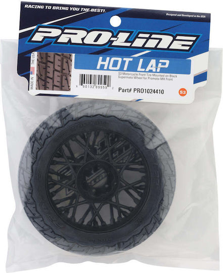Pro-line 1/4 Hot Lap Motocross Pre-mounted Front Tire S3