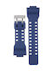Casio Καουτσούκ Λουράκι Γαλάζιο 16mm
