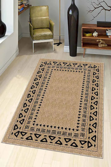 Modern Non-slip Kitchen Rug with Natural Texture Light Brown 100cmx180cm Modern Non-slip Kitchen Rug with Natural Texture Light Brown 100cmx180cm