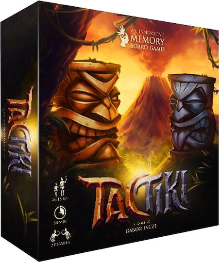 Board Game TacTiki Limited Wooden Box Edition for 2 Players 12+ Years Old Drawlab Entertainment