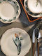 18-Piece Porcelain Dinnerware Set Serving 26x26cm