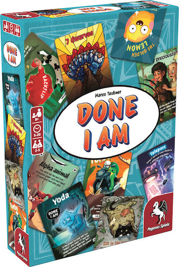 Board Game Done I Am for 2-5 Players 8+ Years Old (EN) Pegasus Spiele