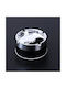 Drehbarer Versiegelter Aschenbecher Deckel Winddicht Tisch Aschenbecher Metallisches Finish Schwarze