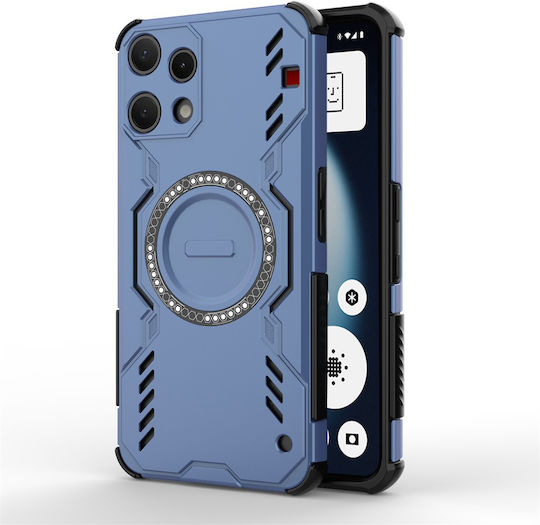 Techsuit Umschlag Rückseite Kunststoff Blau (Nichts Phone (3a) Lite)