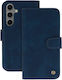 Wonder Wallet Δερματίνης / Σιλικόνης Navy Μπλε (Galaxy S26 Ultra)