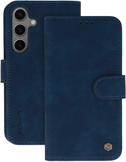 Wonder Wallet Δερματίνης / Σιλικόνης Navy Μπλε (Galaxy S26 Ultra)