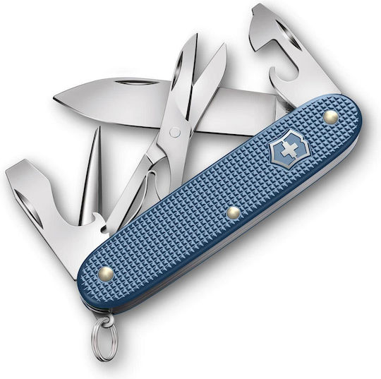 Victorinox Pioneer X Alox Schweizer Taschenmesser Schlüsselanhänger Blau