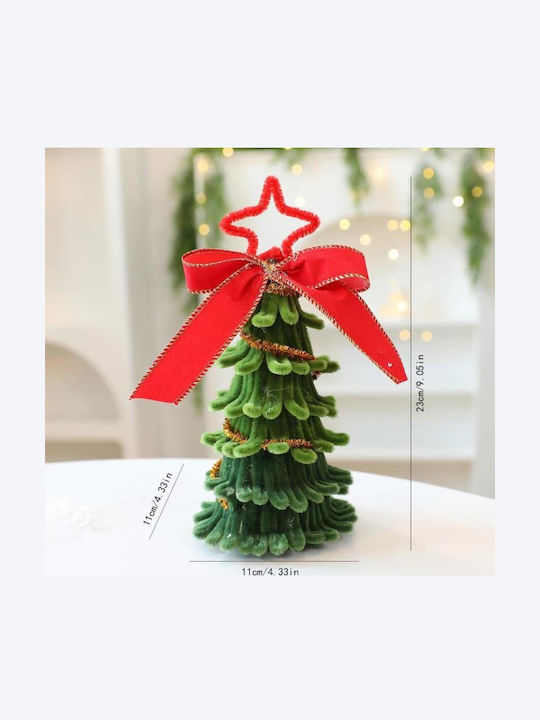 Mini Decorațiune De Crăciun Pentru Curățarea Țevilor Decorațiune De Crăciun Pentru Masă Stil Casă Arbore Degradat