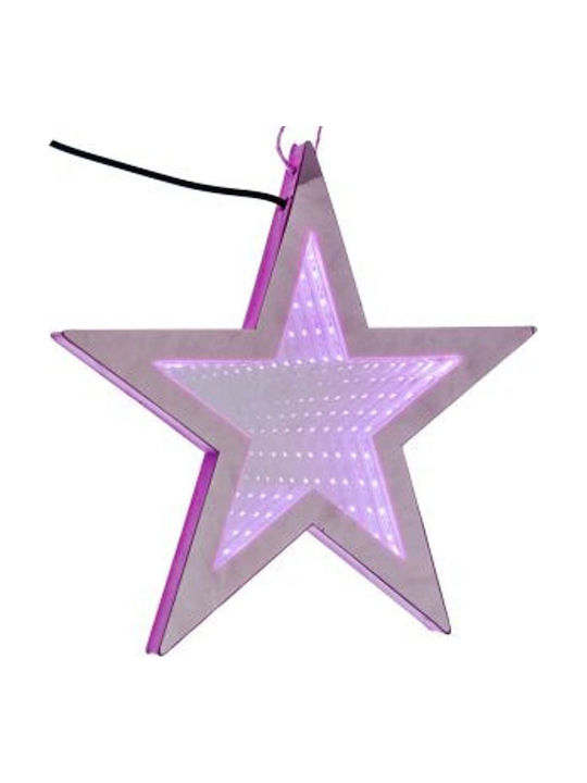 Zmart Imports Plastic Illuminated Christmas Decorative Star 3x3cm