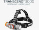 Nebo Rechargeable Headlamp LED IPX7 with Maximum Brightness 3000lm Transcend