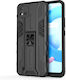 Supersonic Shockproof Back Cover Plastic Black (Realme C11)