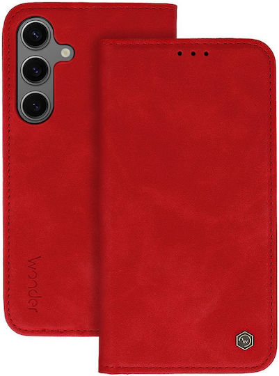 Wonder Back Cover Δερματίνης / Σιλικόνης Κόκκινο (Galaxy S26 Ultra)