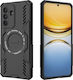 Techsuit Umschlag Rückseite Kunststoff Schwarz (Samsung Galaxy A57 5G - Techsuit)