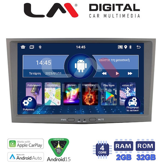 LM Digital Car Audio System for Opel Agila / Antara / Astra / Combo / Corsa / Vectra / Zafira Suzuki Ignis Renault Trafic 2011 (Bluetooth/USB/WiFi/GPS)