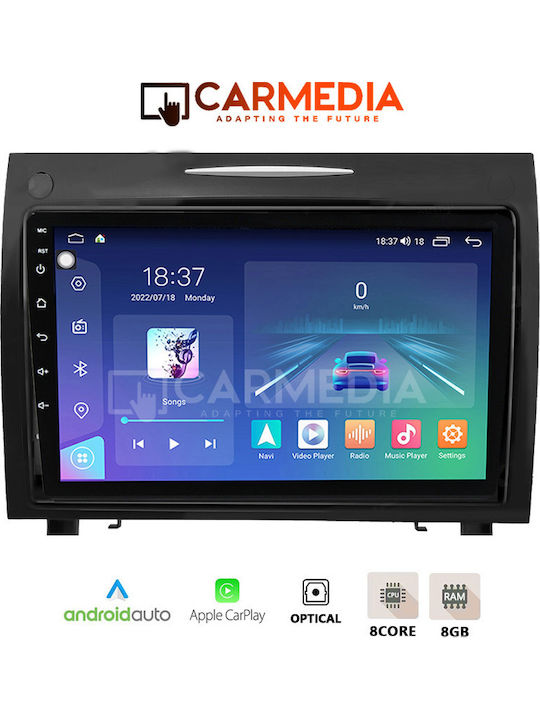 Carmedia Car Audio System for Mercedes-Benz SLK 2004-2010 (Bluetooth/USB/WiFi/GPS/Apple-Carplay/Android-Auto) with Touch Screen 12.3"