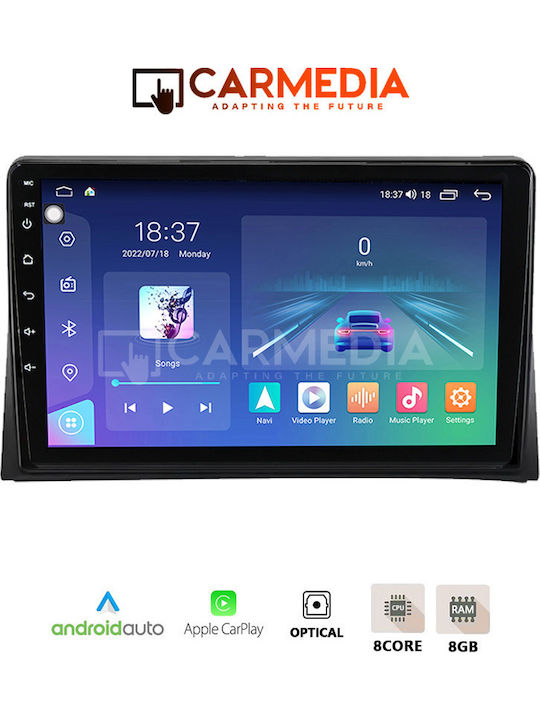 Carmedia Car Audio System for Volkswagen Transporter 2003-2020 (Bluetooth/USB/WiFi/GPS/Apple-Carplay/Android-Auto) with Touch Screen 12.3"