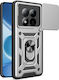 Orso Combo Kickstand Slide Back Cover Silver (Redmi Note 15)