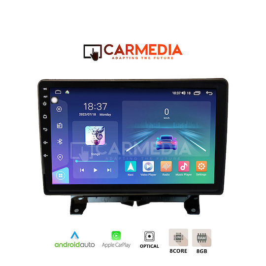 Carmedia Ηχοσύστημα Αυτοκινήτου για Land Rover Discovery 2004-2009 (Bluetooth/USB/WiFi/GPS/Apple-Carplay/Android-Auto) με Οθόνη Αφής 12.3"