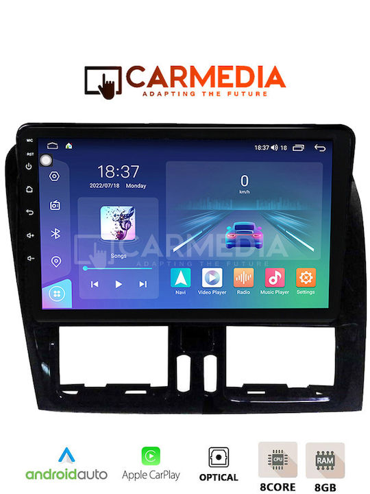 Carmedia Car Audio System for Volvo XC 60 2009-2017 (Bluetooth/USB/WiFi/GPS/Apple-Carplay/Android-Auto) with Touch Screen 12.3"