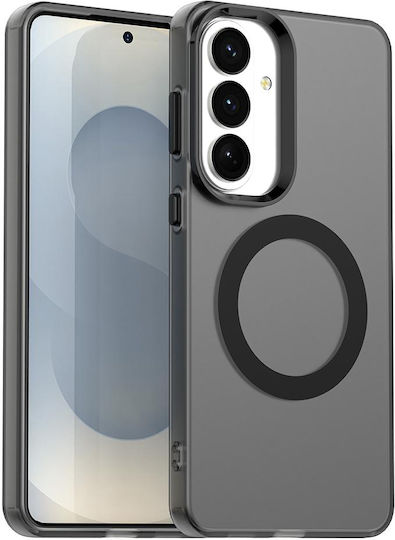 Techsuit Candycase Umschlag Rückseite Kunststoff / Silikon Schwarz (Galaxy S26+)