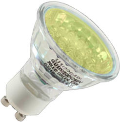 Astralux LED 1.5W GU10 Κίτρινο Astralux LED 1.5W GU10 Κίτρινο