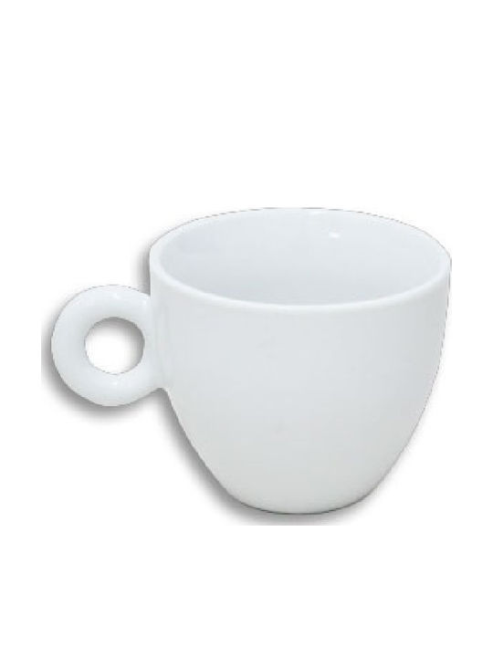 GTSA Roma Φλιτζάνι Cappuccino από Πορσελάνη Λευκό 170ml