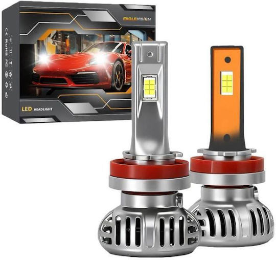 Lămpi Autoturismului H11 / H7 / HB3 / HB4-9006 / H4 LED 6000K Alb rece 50W 2buc