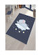 Kids Rug Elephant Cloud Anthracite 120x180cm