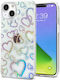 Jup Ulak Калъф 0387513 8865-22 iPhone 13 Мек TPU + Твърда PC Корица Прозрачен Блестящи Звезди 6.1"