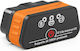 Obd 2 Auto Diagnosewerkzeug Konnwei Kw901 Bluetooth 5.0 Ein-Aus-Schalter Kompatibel mit Android iOS ELM 327 OBD II Schwarz Orange