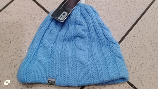 Beanie Unisex Beanie Knitted in Light Blue color