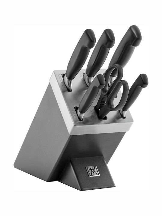 Zwilling J.A. Henckels Four Star Комплект Ножове с Основа от Неръждаема Стомана 5 Бройки