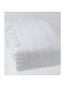 Down Town Home 454 Κουβέρτα Πλεκτή Υπέρδιπλη 230x260εκ. White