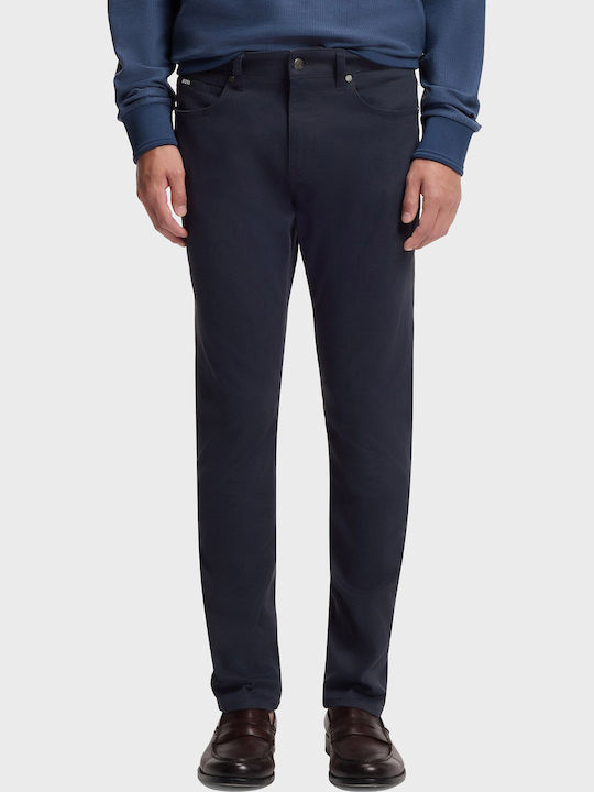 Herren Jeanshose Elastisches Slim Anwendung Dunkelblau