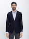 Men's Winter Suit Jacket Blue