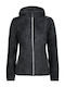 Fleece Women's Cardigan in Black Colour