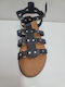 Flache Sandalen für Damen in Weiß Farbe