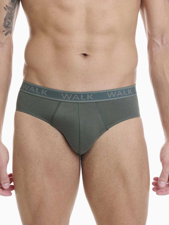 Walk Slipuri pentru bărbați Xaki 2Pachet