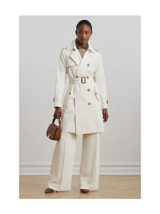 Ralph Lauren Γυναικεία Εκρού Καμπαρντίνα