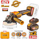 Ingco CAGLI4128112E Τροχός 115mm Μπαταρίας 2x2.5Ah