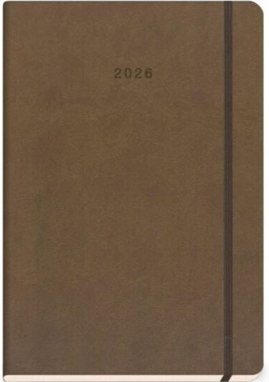Ημερησιο Ημερολογιο 2026 Enviro 17x25cm Cinnamon 20.00702